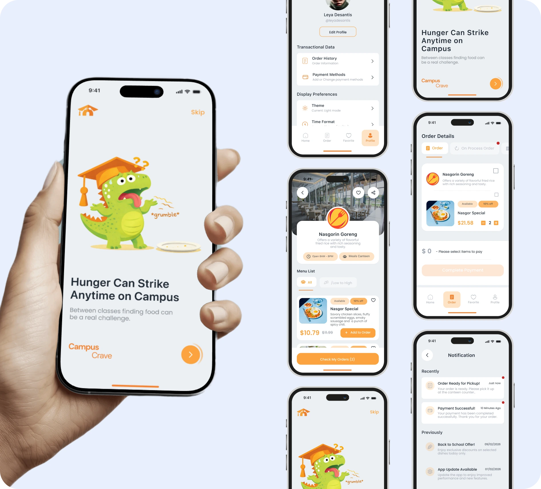 Desain Aplikasi Pemesanan Makanan